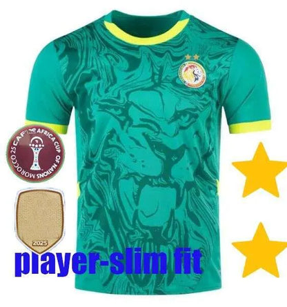 2 Star Senegal Soccer Jerseys 2025 2026 National Team SARR P.M.SARR N.JACKSON DI - SitterJersey.com