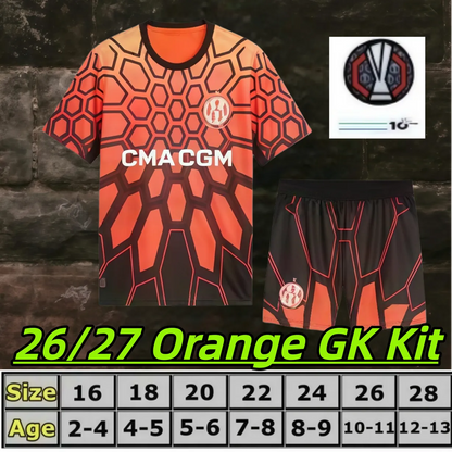 26 27 Maillot Marseille 2027 OM Monumentale Soccer Jerseys GREENWOOD RULLI BALER - SitterJersey.com