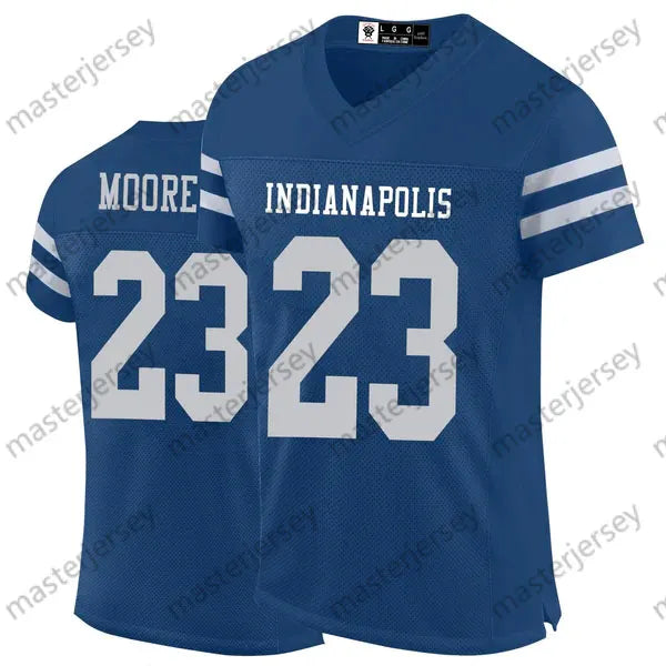 28 Taylor Richardson Flacco Downs Pittman Jr. 2024 Cities Football Jerseys Pierc - SitterJersey.com