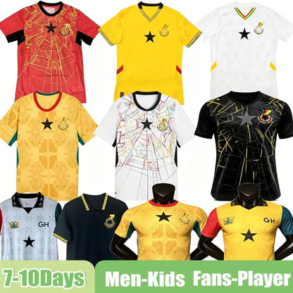 ghana jersey 2026 worldcup J.AYEW A.AYEW KUDUS SEMENYO WILLIAMS soccer jersey PA - SitterJersey.com