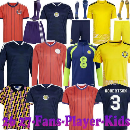 scotland football shirt 2026 World Cup ROBERTSON McTominay Soccer Jerseys 26 27  - SitterJersey.com