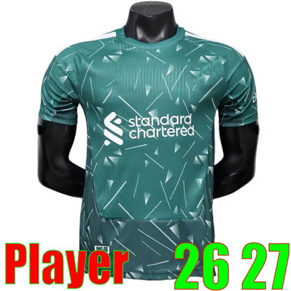 Liveropool Jersey 26 27 SZOBOSZLAI LFC ISAK WIRTZ EKITIKE M.SALAH VIRGIL soccer  - SitterJersey.com