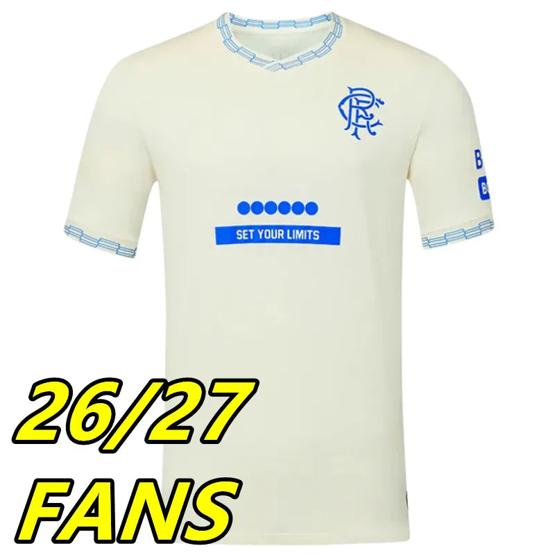 2026 27 Glasgow RangersS fc home soccer jersey 2026 home Ranger COLAK ROOFE LUND - SitterJersey.com