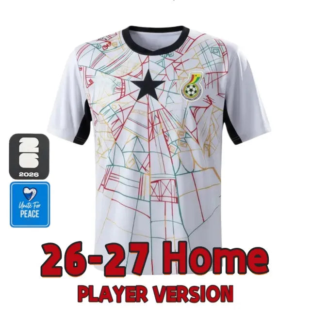 ghana jersey 2026 worldcup J.AYEW A.AYEW KUDUS SEMENYO WILLIAMS soccer jersey PA - SitterJersey.com