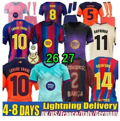2026 2027 LAMINE YAMAL RAPHINHA soccer jerseys 25 26 27 Edition FERRAN Barcelona - SitterJersey.com