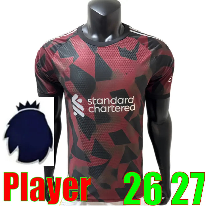 Liveropool Jersey 26 27 SZOBOSZLAI LFC ISAK WIRTZ EKITIKE M.SALAH VIRGIL soccer  - SitterJersey.com