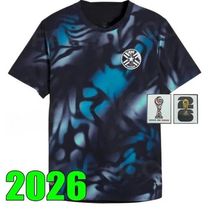 2026 Paraguay Mens Soccer Jerseys M. ALMIRON M. VILLASANTI J. ALONSO ENCISO Home - SitterJersey.com