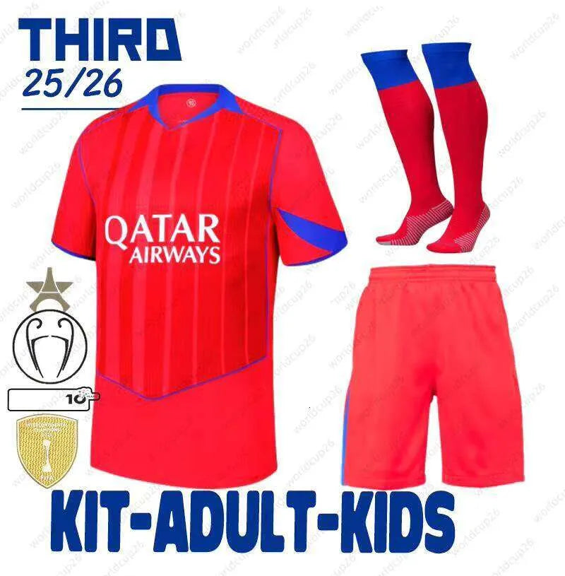 25/26 Season 1:1 Soccer Football Jersey Outdoor Sports Shirt Dembele Doue Kvarat - SitterJersey.com