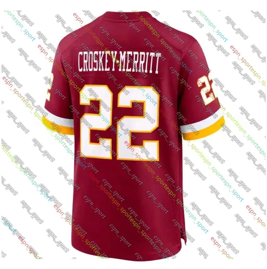 5 Jayden Daniels Terry McLaurin Football Jersey Jacory Croskey-Merritt Mike Sain - SitterJersey.com