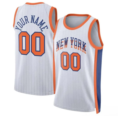 Custom Jalen Brunson Karl Anthony Towns Basketball Jerseys Josh Hart Mikal Bridg - SitterJersey.com