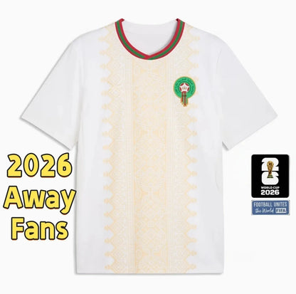 25 26 Morocco Soccer T Shirt NO10 Brahim HAKIMI ZIYECH Player Youth Sport Footba - SitterJersey.com