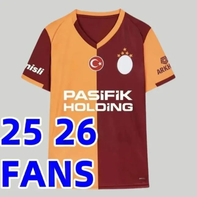 Galatasaray 25 26 27 Soccer Jerseys ICARDI ZANIOLI BAKAMBU MERTENS ZAHA AKGUN AK - SitterJersey.com