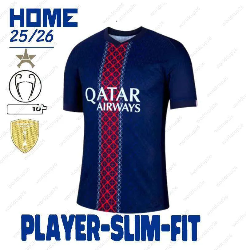 25/26 Season 1:1 Soccer Football Jersey Outdoor Sports Shirt Dembele Doue Kvarat - SitterJersey.com