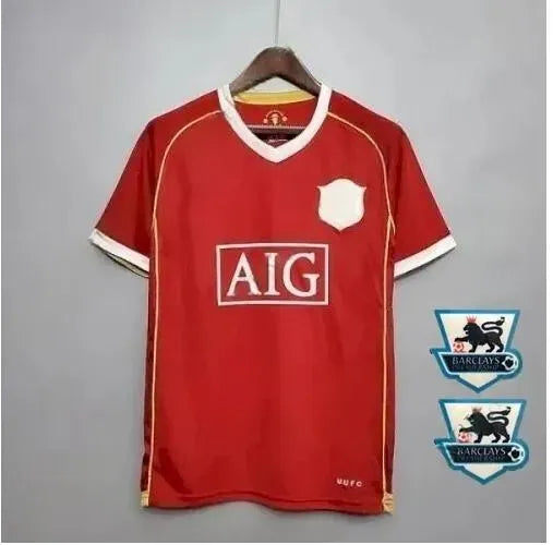 Retro jersey Manchest Soccer Jerseys Long Sleeved Ronaldo Rooney Giggs Nani 2006 - SitterJersey.com