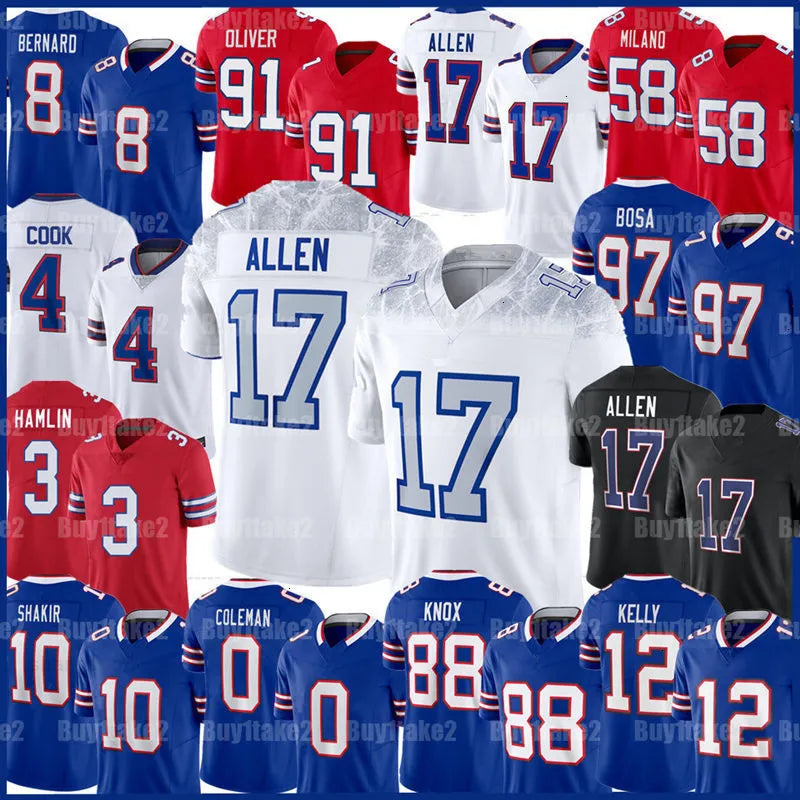 CJ Stroud Nico Collins Football Jersey David Montgomery Nick Chubb Will Anderson - SitterJersey.com