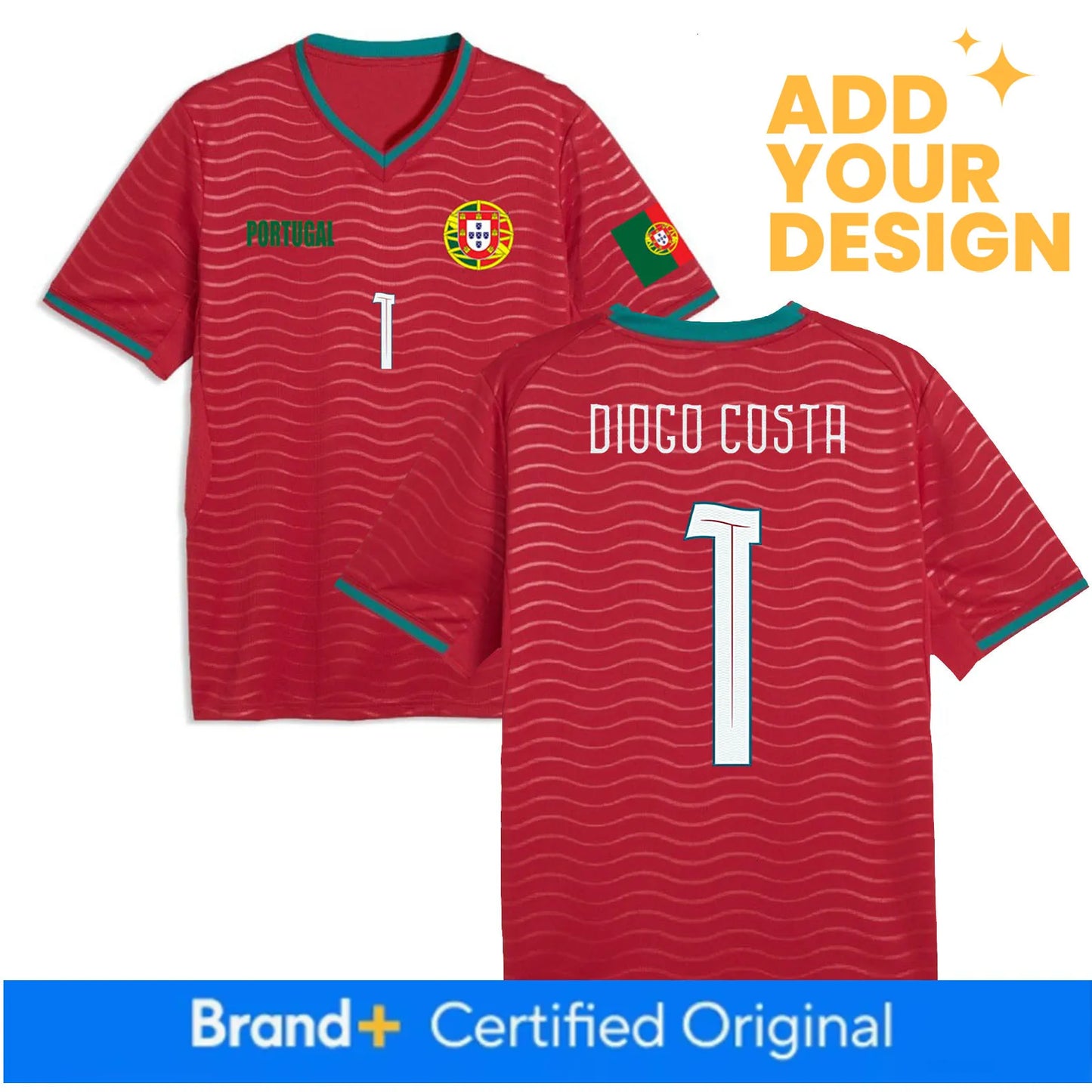 2026 Portugal soccer jerseys B.FERNANDES R. Leao JOAO FELIX BERMARDO camisa de f - SitterJersey.com