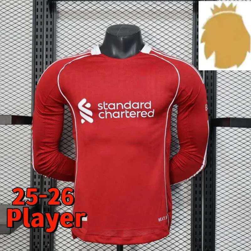 25 26 27 liverpool Wirtz SALAH football shirt Ekitike MAC ISAK ALLISTER Kerkez G - SitterJersey.com