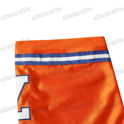 Men's #7 ELWAY Breathable V-Neck Football Jersey Orange Black, Perfect for Train - SitterJersey.com