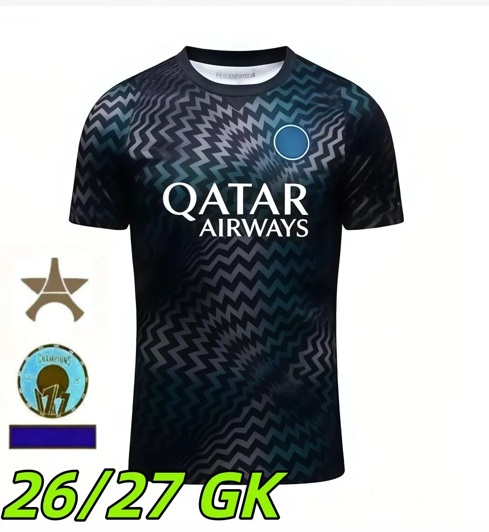 Psges jersey 26 27 maillot psges O.DEMBELE KVARATSKHELIA EMERY RAMOS HAKIMI N.ME - SitterJersey.com