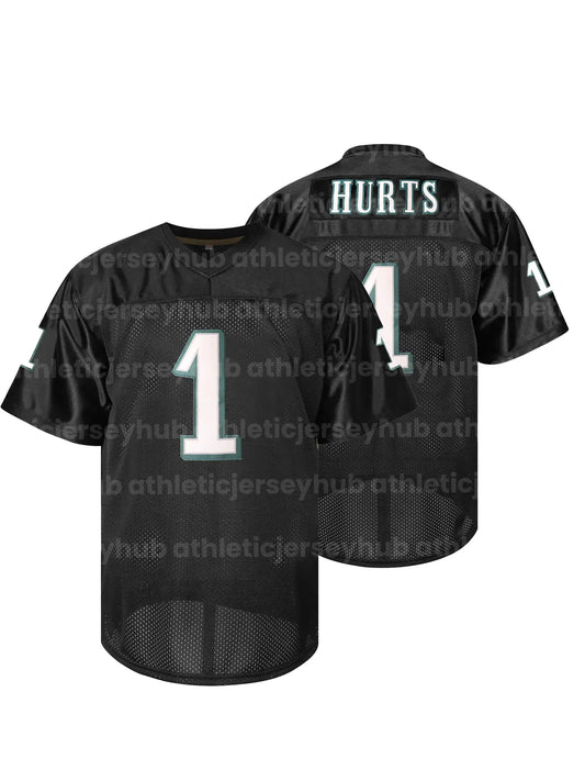 Men's 1 Black 26 62 Green America Football Jersey - Breathable, Short Sleeve, V- - SitterJersey.com