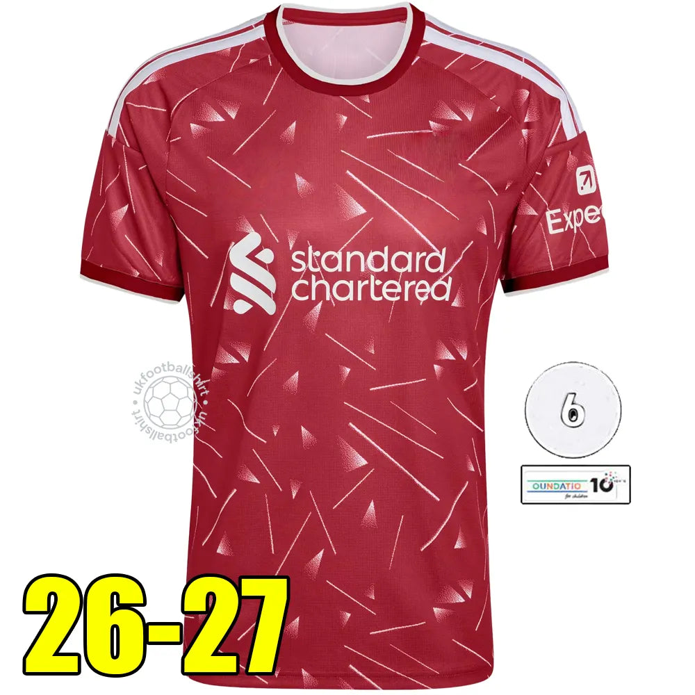 2026 ISAK EKITIKE WIRTZ DIOGO J. KERKEZ FRIMPONG M.SALAH liverpool 26 27 FC Foot - SitterJersey.com