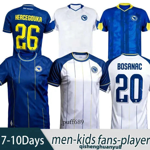 2026 Bosnia-Herzegovina World Cup Jerseys Bosnia and Herzegovina Dzeko Soccer Je - SitterJersey.com