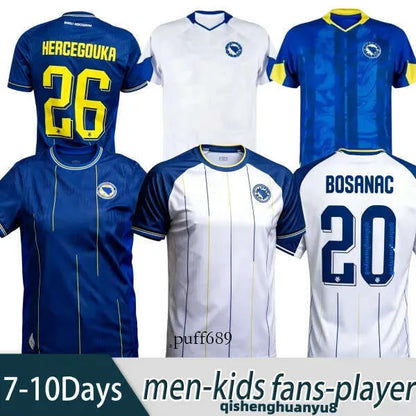 2026 Bosnia-Herzegovina World Cup Jerseys Bosnia and Herzegovina Dzeko Soccer Je - SitterJersey.com