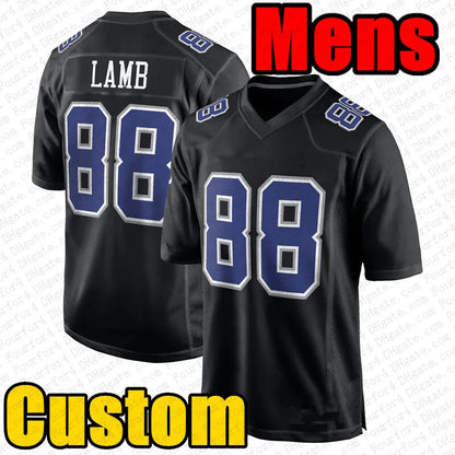 CeeDee Lamb George Pickens Dak Prescott Football Jersey Brandon AubreyEmmitt Smi - SitterJersey.com