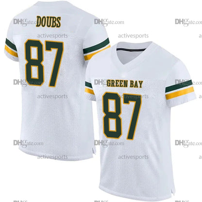 Embroidered Polyester Jersey, V-Neck Short Sleeve Sports Top, Loose Fit for Socc - SitterJersey.com