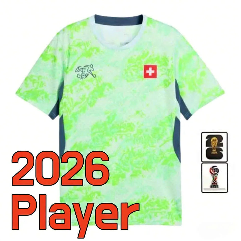 Switzerland Jersey 2026 World Cup National Team Soccer Jerseys 26 27 ELVEDI AKAN - SitterJersey.com