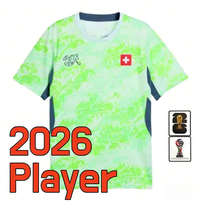 Switzerland Jersey 2026 World Cup National Team Soccer Jerseys 26 27 ELVEDI AKAN - SitterJersey.com