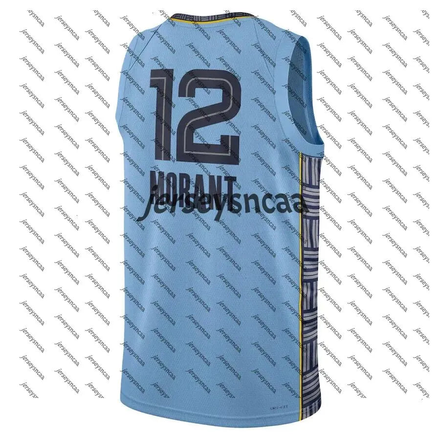 25 26 MEM Ja Morant Basketball Jerseys Grizzliess Jaren jr Zach Edey Jaylen Well - SitterJersey.com