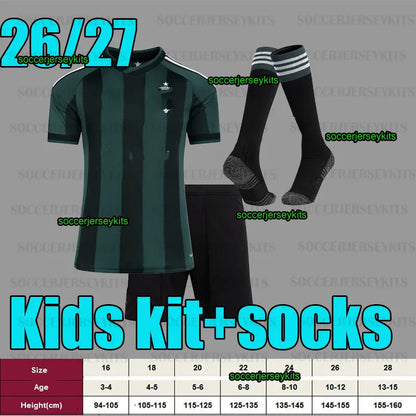 celticfc jersey 26 27 soccer jerseys celts jersey 2026 home green away yellow fo - SitterJersey.com
