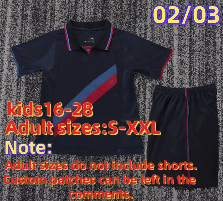 retro Barcelona jersey kids 92 95 98 99 03 04 15 16 17 RONALDINHO RIVALDO maillo - SitterJersey.com