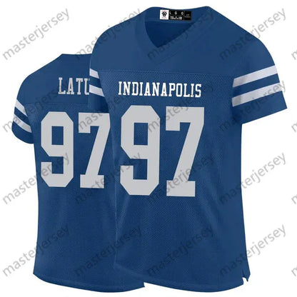 28 Taylor Richardson Flacco Downs Pittman Jr. 2024 Cities Football Jerseys Pierc - SitterJersey.com