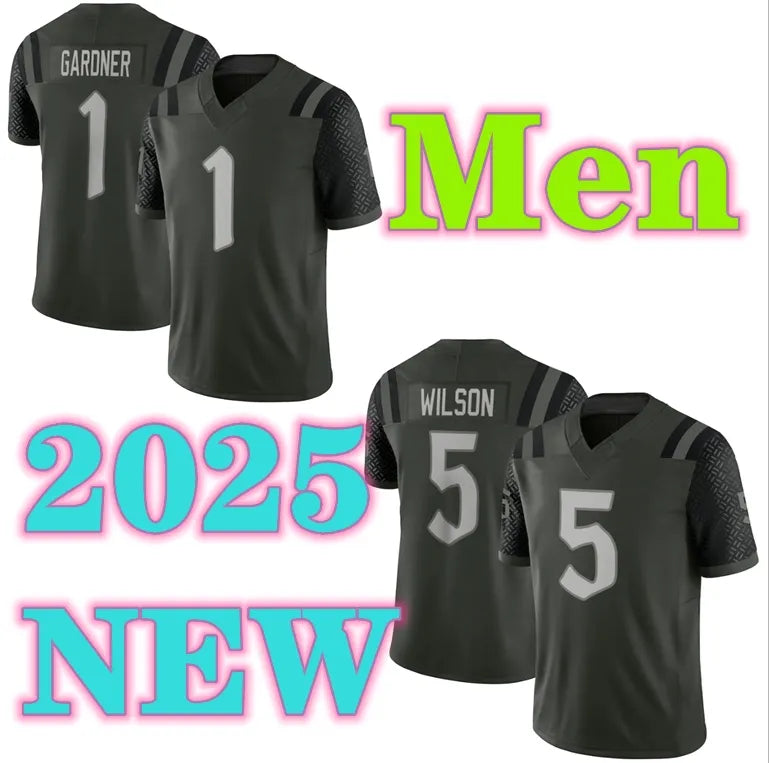 New YorkCity JetsS jersey Kenyon Sadiq David Bailey Omar Cooper Jr Geno Smith Ga - SitterJersey.com