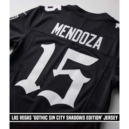 Men Los vegas Women Youth Raider 15 Fernando Mendoza Custom Stitched football Je - SitterJersey.com