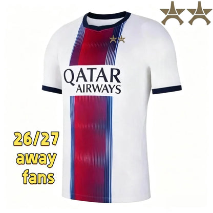 Psge jersey 26 27 DEMBELE HAKIMI BARCOLA NEVES ZAIRE EMERY DONNARUMMA MARQUINHOS - SitterJersey.com