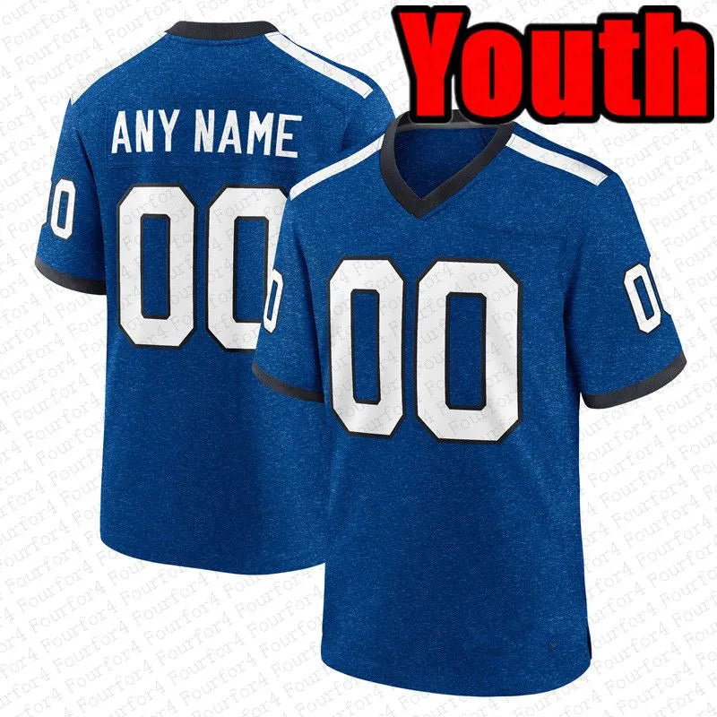 Tyler Warren Daniel Jones Football Jersey Jonathan Taylor Ahmad Sauce Gardner Ri - SitterJersey.com
