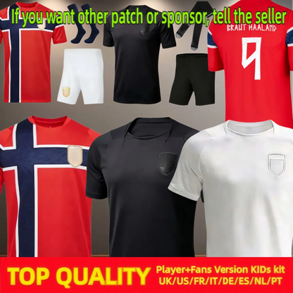 HAALAND Norway Jersey 2026 World Cup ODEGAARD SORLOTH Nation Team Jerseys BOBB N - SitterJersey.com