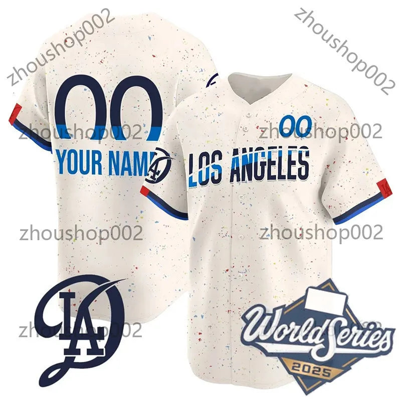 2025 Custom Dodgers Jersey Shohei 17 Ohtani Mookie 50 Betts 18 Yamamoto Freddie  - SitterJersey.com