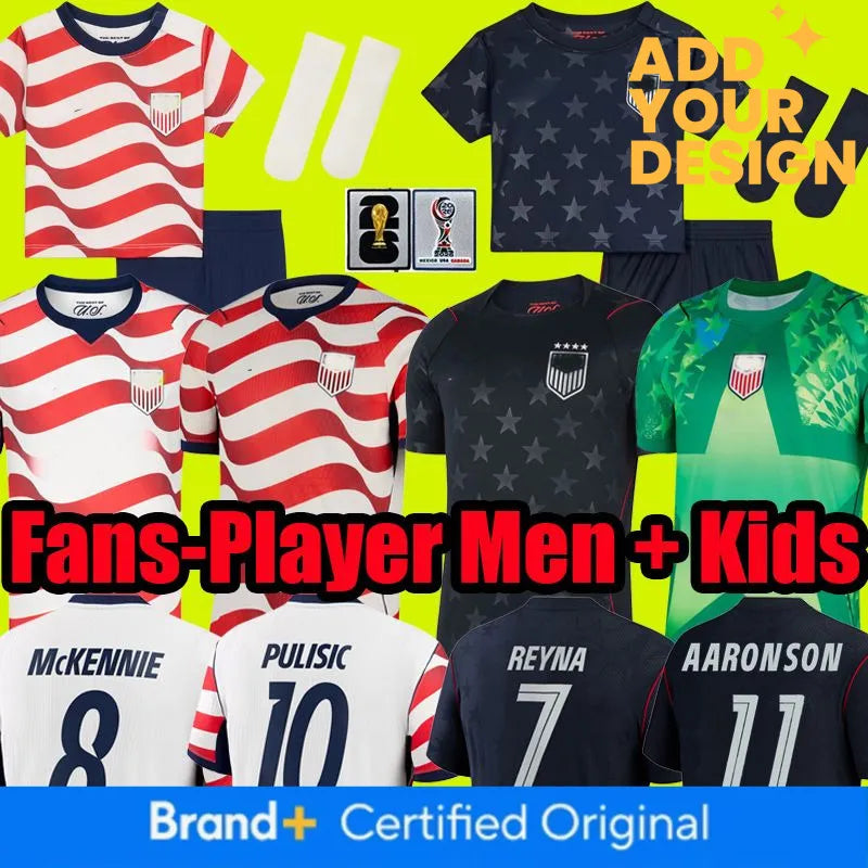 2026 Usa Soccer jersey 2026 World Cup PULISIC BALOGUN Jersey AARONSON WRIGHT ARF - SitterJersey.com