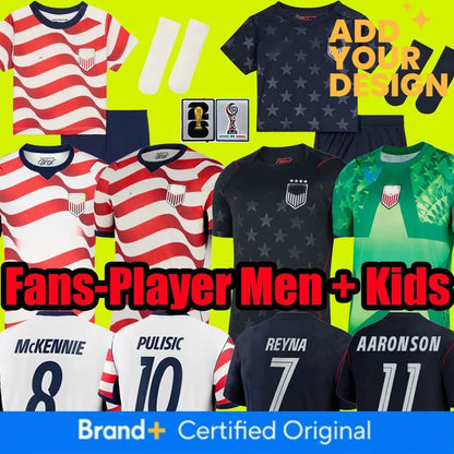 2026 Usa Soccer jersey 2026 World Cup PULISIC BALOGUN Jersey AARONSON WRIGHT ARF - SitterJersey.com