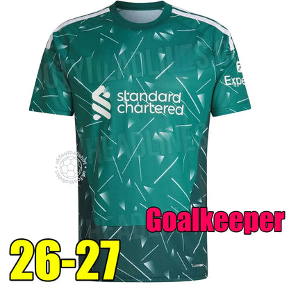 2026 ISAK EKITIKE WIRTZ DIOGO J. KERKEZ FRIMPONG M.SALAH liverpool 26 27 FC Foot - SitterJersey.com