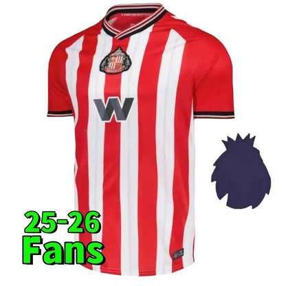 2026-27 sunderland Soccer JerseyS Home away third 25/26 RED BLACK KIDS s STEWART - SitterJersey.com