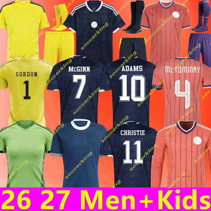 Scotland 2026 World Cup football shirt ROBERTSON ADAMS Soccer Jerseys DYKES McTo - SitterJersey.com