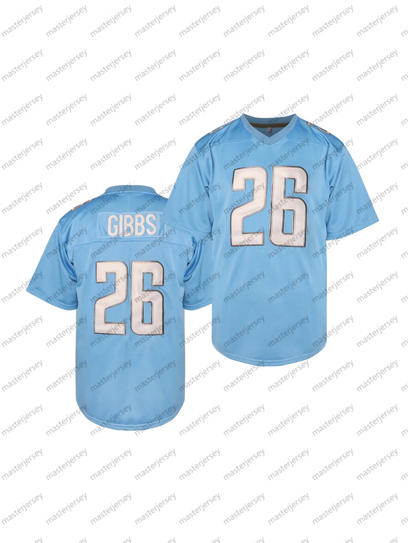 26 Gibbs Football Jersey St. Brown Goff Hooker Jackson Montgomery Mens Women You - SitterJersey.com