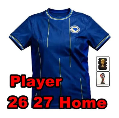 2026 Bosnia-Herzegovina World Cup Jerseys Bosnia and Herzegovina Dzeko Soccer Je - SitterJersey.com