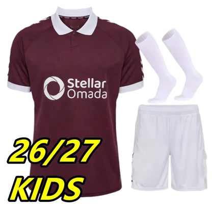 26 27 Heart of Midlothian Soccer Jerseys Hearts Home Fans BOYCE SHANKLAND DEVLIN - SitterJersey.com