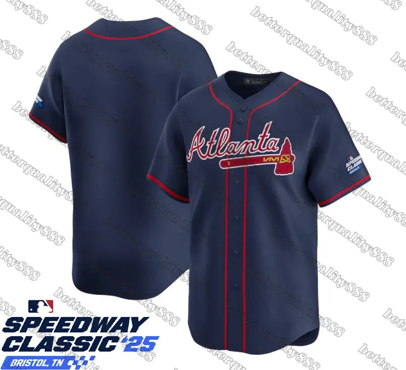 All-Star USA250 250th Ronald Acuna Jr. Braves Baseball Jersey 1 Ozzie Albies Spe - SitterJersey.com